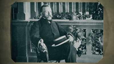 - In steps Henry
Cabot Lodge who says - Theodore Roosevelt