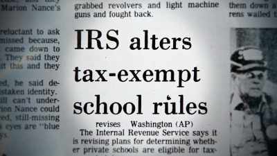 In the 1970s, the IRS determines - God Forbid