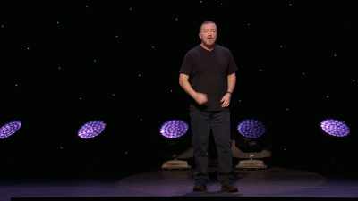 In the '80s, two blokes talking,
it would be, "Oh, will you suck my cock?" - Ricky Gervais: SuperNature