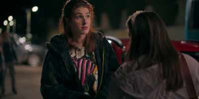 In the car. Did you purposely
miss the bus to avoid her? - Still Fabulous