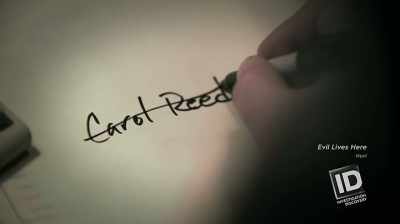 IN THE CAROL REED CASE, - The Lake Erie Murders