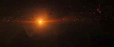 In the cold outer reaches
of the solar system, - Our Universe