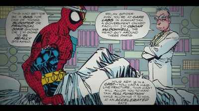 In the comics, he gets beat up,
and they get him all patched up, - Marvel's 616