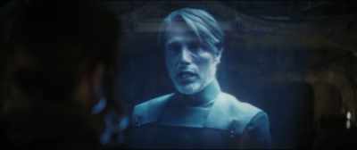 In the data vault at the Citadel Tower on Scarif. - Rogue One: A Star Wars Story