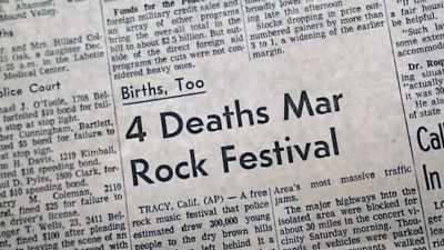 In the days that followed,
where some news reports - Days of Rage: The Rolling Stones' Road to Altamont