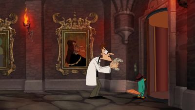 "In the elevator, to the top you go. - Phineas and Ferb