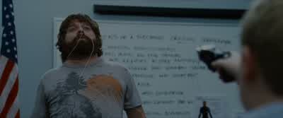 In the face. - The Hangover