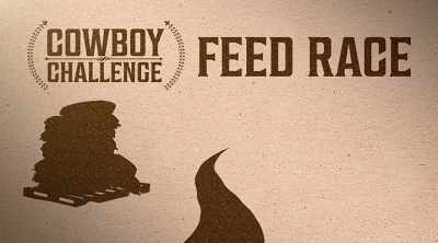 In the feed race,
there's no point system. - How to Be a Cowboy