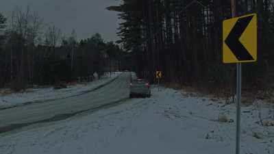 In the freezing cold,
with no cell service. - The Disappearance of Maura Murray