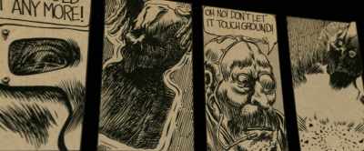 In the process of sending
it back, he drops it, - Memory: The Origins of Alien
