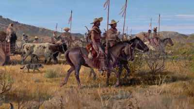 In the Southwest,
New Mexican ciboleros-- - The American Buffalo
