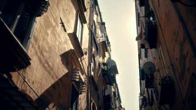 In the streets of Naples, - Stanley Tucci: Searching for Italy