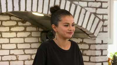 In the stuff that I sent you, - Selena + Chef