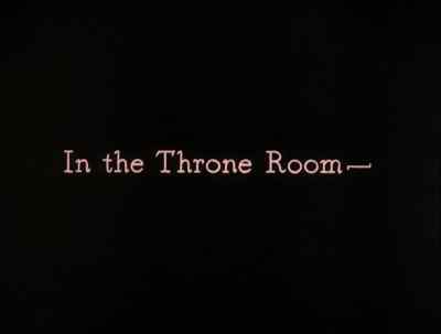 In the Throne Room.... - The Thief of Bagdad