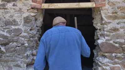 In the wall garden, - Escape to the Chateau: Make Do & Mend