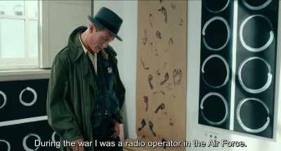 In the war I was a radio operator 
with the Luftwaffe.
. - Never Look Away