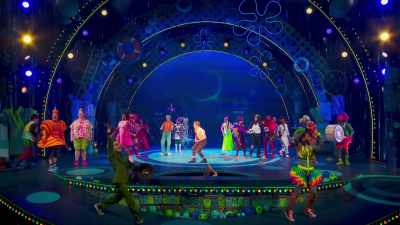 - ♪ In the world renowned
- ♪ Bikini Bottom - The SpongeBob Musical: Live on Stage!