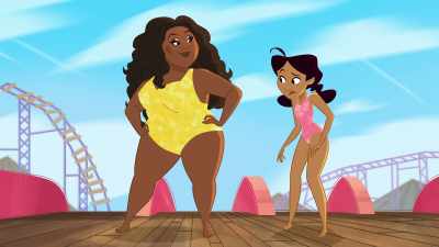 In there, swimwear, go to the pool - The Proud Family: Louder and Prouder