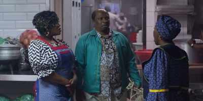 -[in Tswana] Let me smell your breath.
-[quick exhale] - How to Ruin Christmas