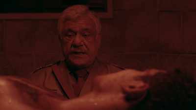 In two and a half hour
there won't be any blood left. - The Gandhi Murder