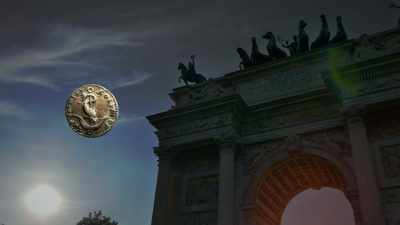 - In using the symbol
associated with Apollo, - Creating Christ