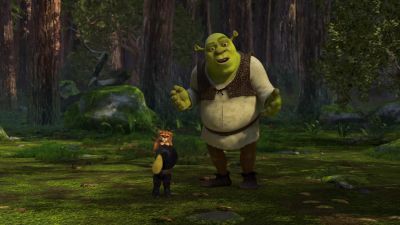In his wee lil' boots - Shrek 2