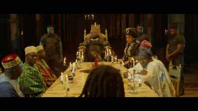 [in Yoruba] Me, Eniola Salami. - King of Boys: The Return of the King