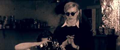 Included in the screen
tests are people - Andy Warhol's America