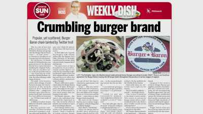 Including Sal
and his daughter Tamara's - The Lebanese Burger Mafia