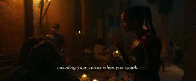 Including your voices when you speak. - Eternals