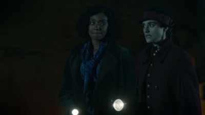 - Indeed, cement boots - Frankie Drake Mysteries
