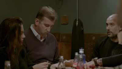 [indistinct announcement from TV] - All or Nothing: Manchester City