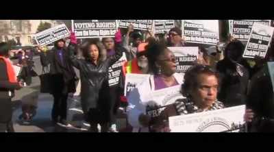 (indistinct chanting) - All In: The Fight for Democracy
