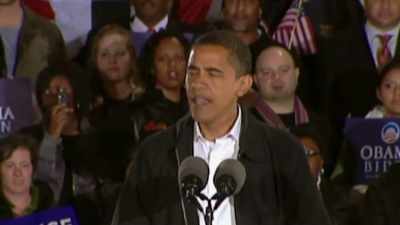 -(INDISTINCT CHATTER)
-...and I-- - Obama: In Pursuit of a More Perfect Union