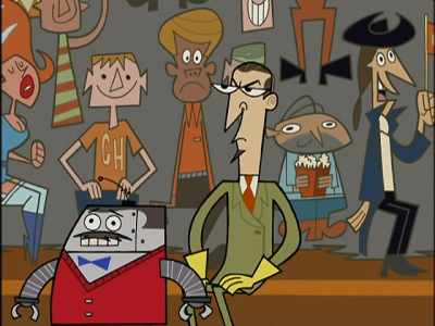-(INDISTINCT CHATTER)
-♪ (FUNKY MUSIC PLAYS) ♪ - Clone High