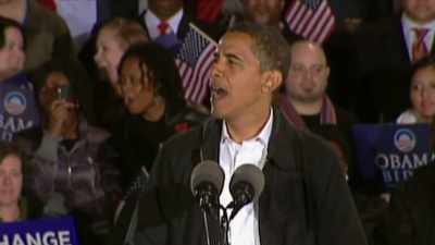 -(INDISTINCT CHATTER)
-I'm not gonna talk about it
too long, - Obama: In Pursuit of a More Perfect Union