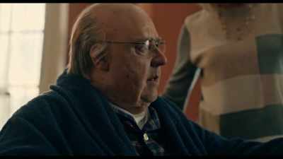 [indistinct chatter
on TV continues] - The Loudest Voice