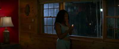 [indistinct chatter on TV] - Shady Grove