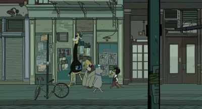 [Indistinct chatter] - Robot Dreams