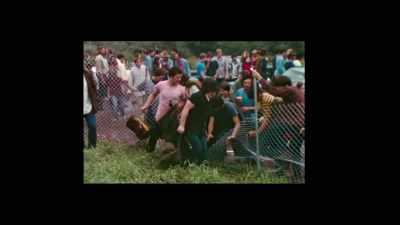 (INDISTINCT CHATTER) - Woodstock 99: Peace Love and Rage