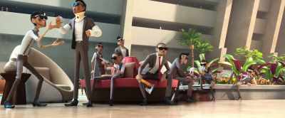 (INDISTINCT CHATTER) - Spies in Disguise