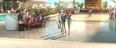 (INDISTINCT CHATTER) - Spies in Disguise