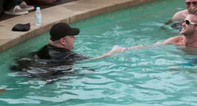 [indistinct chatter] - Kim Dotcom: Caught in the Web