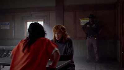 [indistinct chattering
in distance] - Reba McEntire's The Hammer