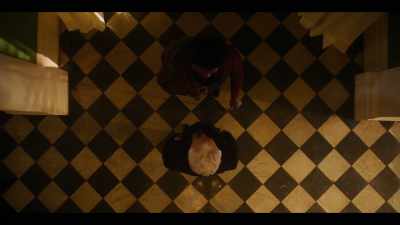 [Indistinct conversations,
piano playing classical music] - Parish
