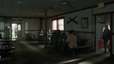 [ Indistinct conversations ] - The Crossing