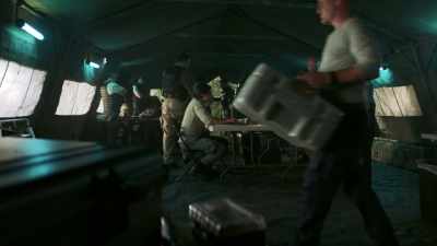 [ Indistinct conversations ] - The Crossing