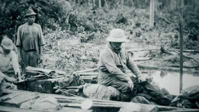 [indistinct delerious jibberish] - Theodore Roosevelt