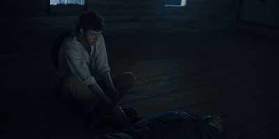 [ Indistinct echoing whispers ] - The Pale Door