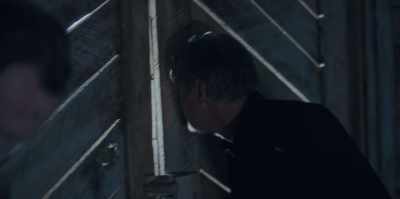 [ Indistinct echoing whispers ] - The Pale Door